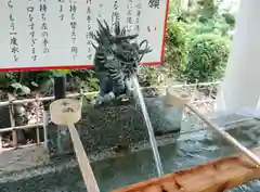 米之宮浅間神社の手水