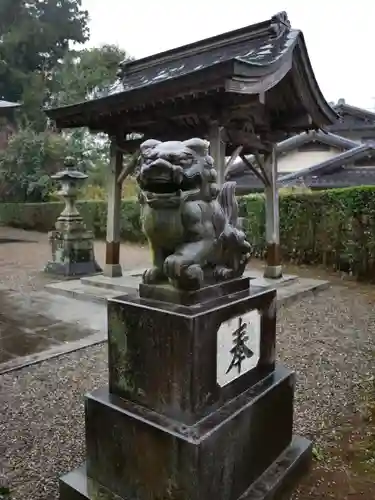 高蔵寺の狛犬