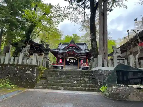 山中諏訪神社の本殿