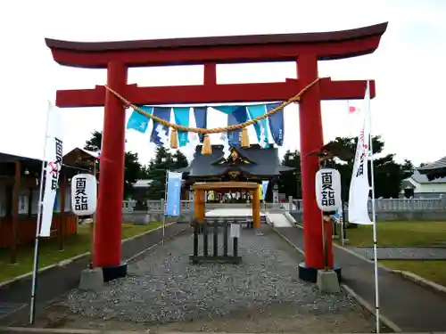 美瑛神社の鳥居