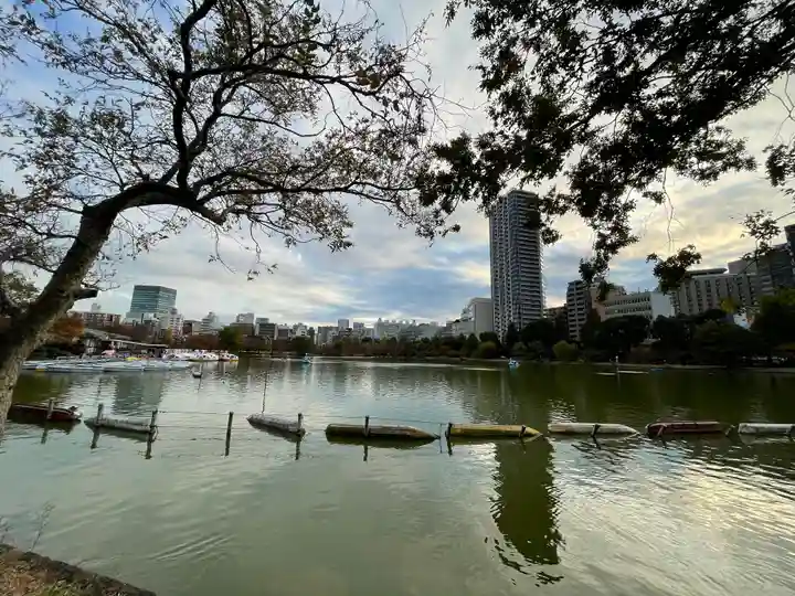 寛永寺不忍池弁天堂の自然