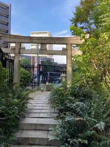 成子天神社の鳥居