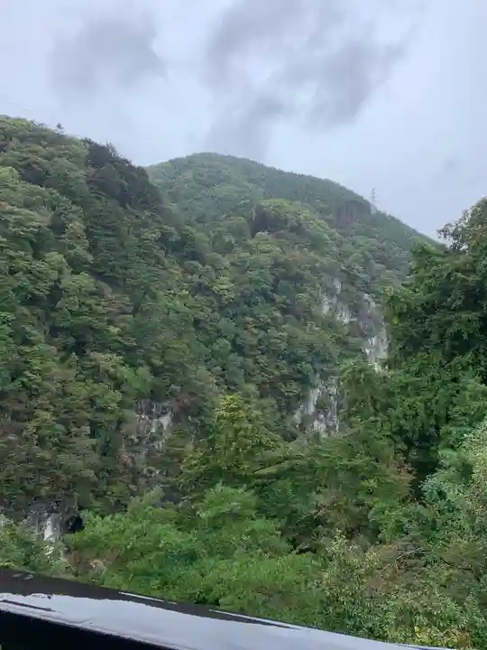 楯岩鬼怒姫神社の景色