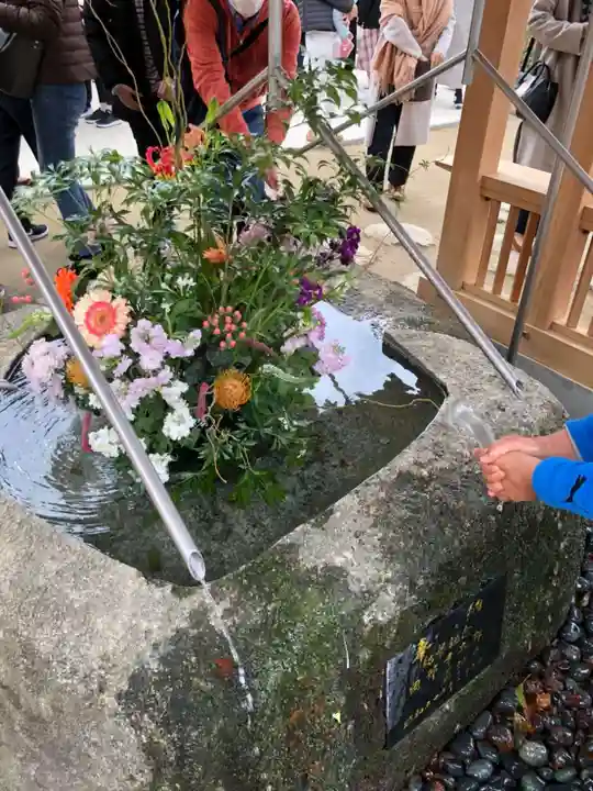 宝満宮竈門神社の手水舎