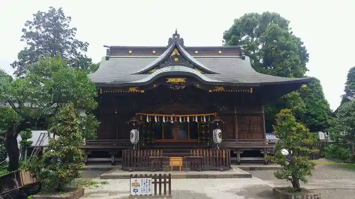 阿豆佐味天神社 立川水天宮の本殿・本堂
