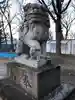 愛國神社の狛犬