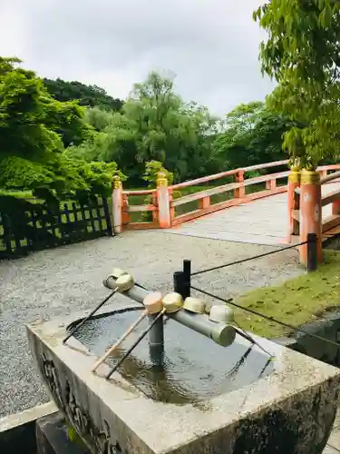 白水阿弥陀堂の手水