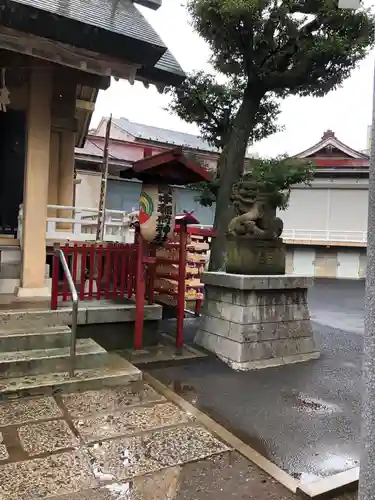 皆中稲荷神社の狛犬