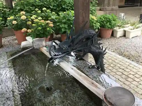 川越八幡宮の手水舎