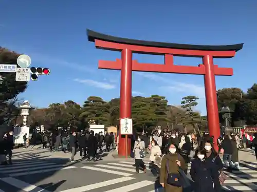 鶴岡八幡宮の鳥居