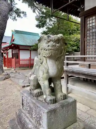 手筒花火発祥の地 吉田神社の狛犬