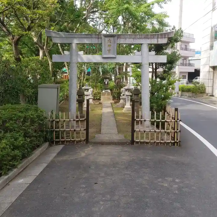 水神宮の鳥居