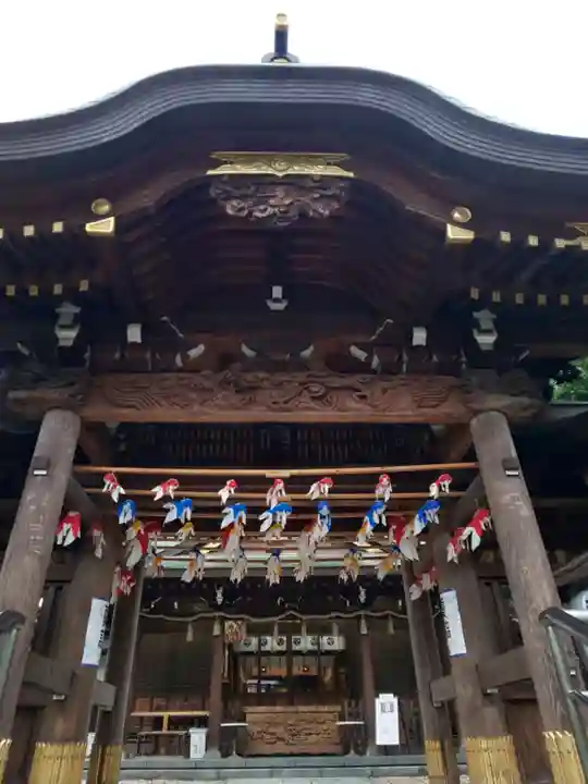 鳩ヶ谷氷川神社の山門・神門