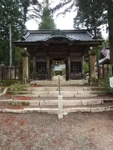 有明山神社の山門・神門