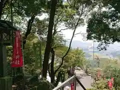 唐澤山神社の景色