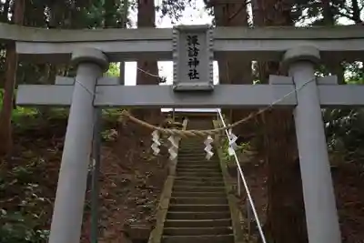 諏訪神社の鳥居