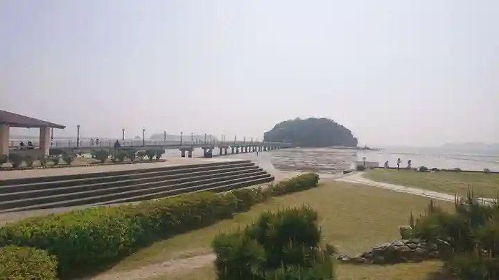 八百富神社の周辺