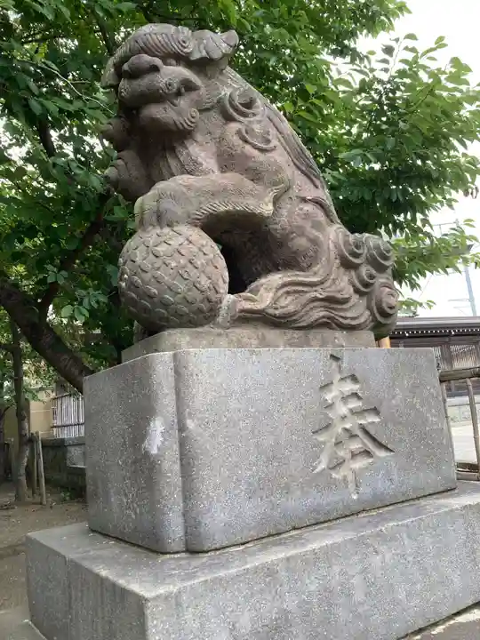 高來神社の狛犬