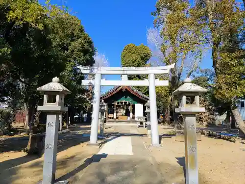 東栄八幡社の鳥居