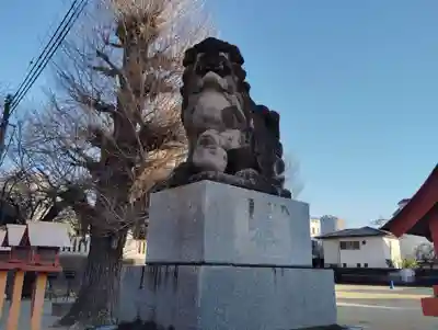 前橋八幡宮の狛犬