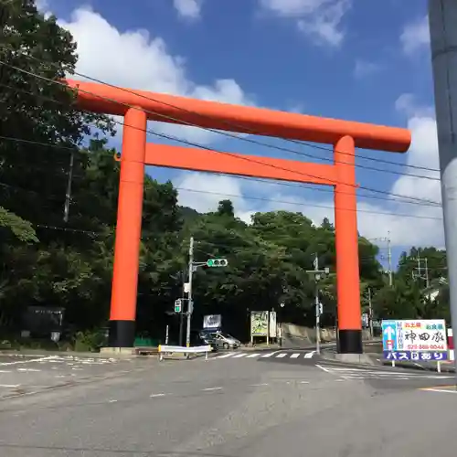 筑波山神社の鳥居