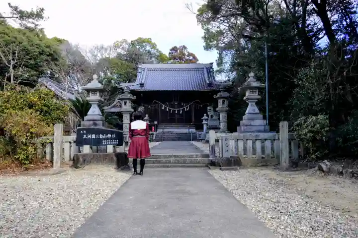 白山媛神社(上条白山媛神社)の本殿・本堂