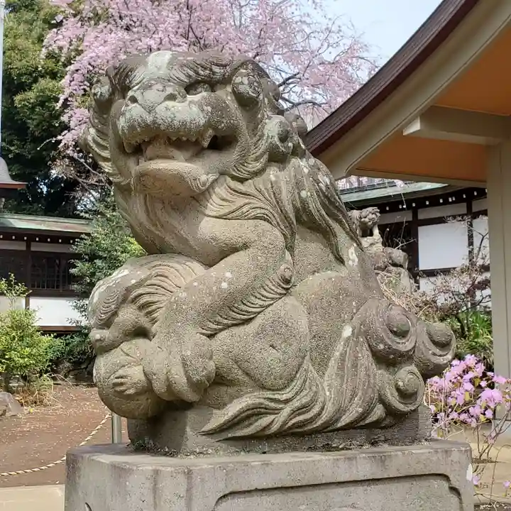 玉川神社の狛犬