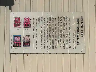 勝速日神社の{uncategorized: "未分類", other: "その他", undefined: "問題あり", building: "その他建物", grave: "お墓", sacred_gate: "鳥居", guardian: "狛犬", statue: "像", buddha: "仏像", history: "歴史", nature: "自然", garden: "庭園", animal: "動物", pagoda: "塔", temizu: "手水舎", mountain_gate: "山門・神門", sanctuary: "本殿・本堂", subordinate: "末社・摂社", art: "芸術", scenery: "景色", jizo: "地蔵", ema: "絵馬", goshuin: "御朱印", omikuji: "おみくじ", items: "授与品その他", amulet: "お守り", goshuincho: "御朱印帳", eats: "食事", festival: "お祭り", votive_dance: "神楽", shichigosan: "七五三参", wedding: "結婚式", experience: "体験その他", initially: "初詣", around: "周辺", anti_infection: "感染症対策"}