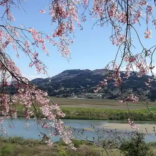 高館義経堂の景色