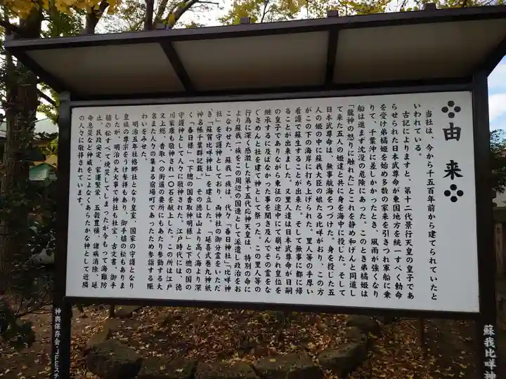 蘇我比咩神社の歴史