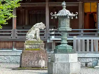 飛驒一宮水無神社の狛犬