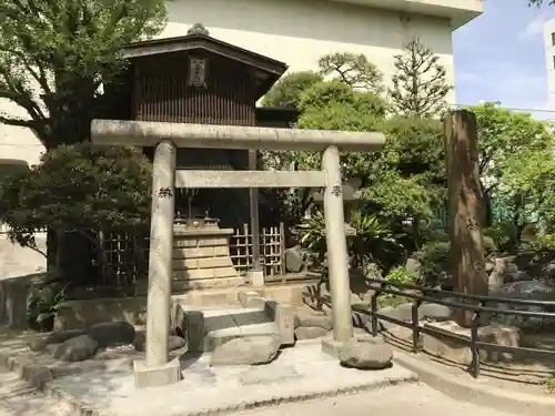 八幡神社(大洲藩加藤家上屋敷跡)の鳥居