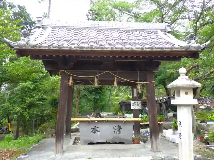 富士浅間神社の手水舎