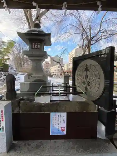 櫻山神社の手水