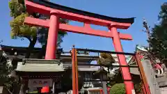 京濱伏見稲荷神社の鳥居