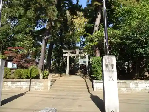 豊玉氷川神社の鳥居