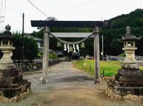 濱名惣社神明宮の鳥居