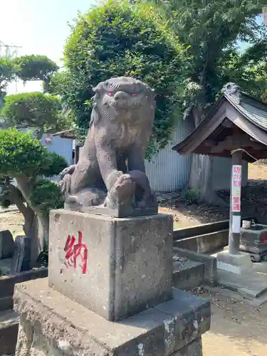 金田神社の狛犬