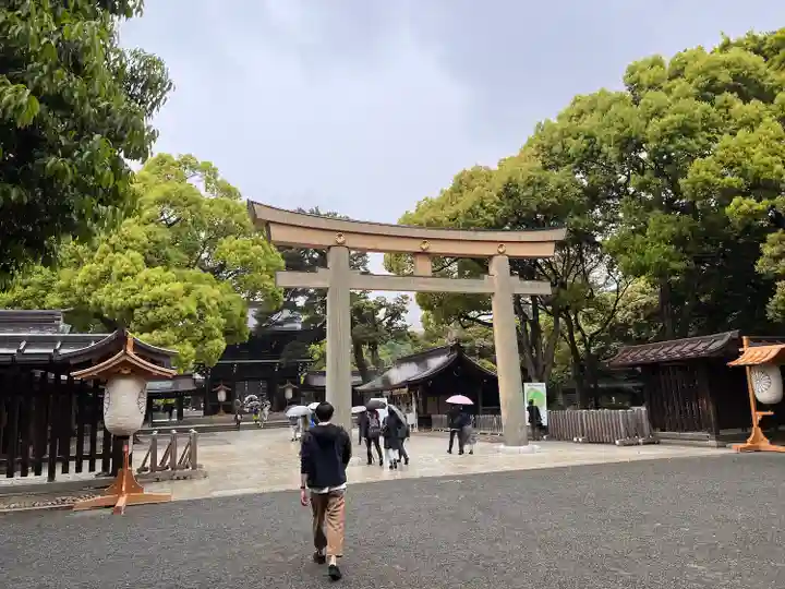 明治神宮の鳥居