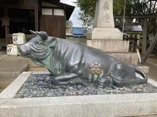 九所御霊天神社の狛犬