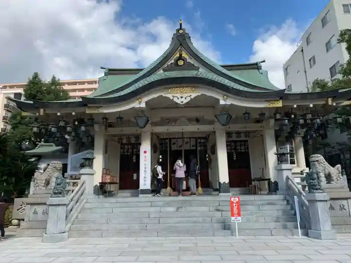 難波八阪神社の本殿・本堂