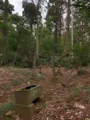 神明社の手水舎