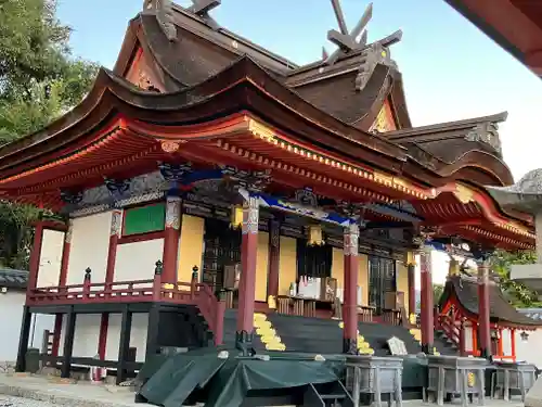 錦織神社の本殿