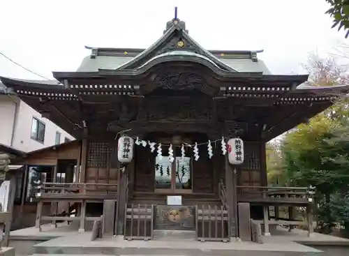 立川熊野神社の本殿・本堂