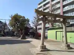 矢口氷川神社の鳥居