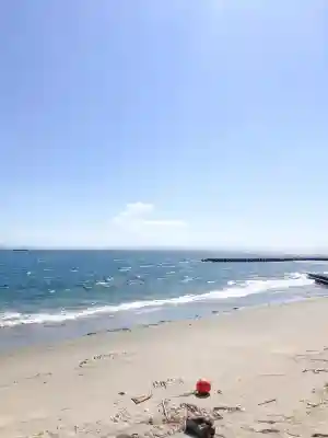 つぶてヶ浦鳥居(伊勢神宮遥拝所)の景色