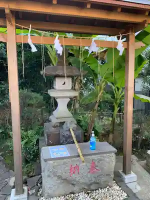横浜御嶽神社の手水舎