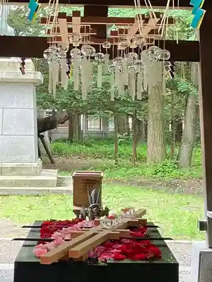 帯廣神社の手水舎