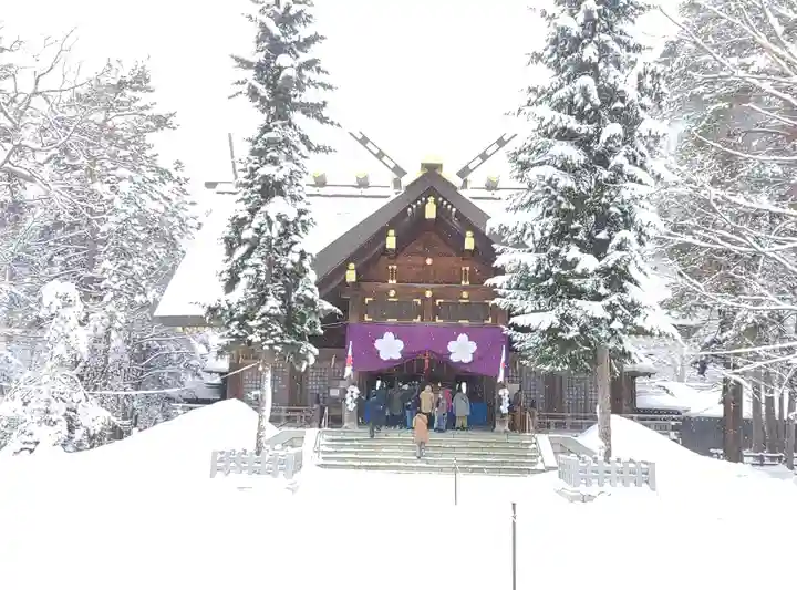 上川神社の初詣