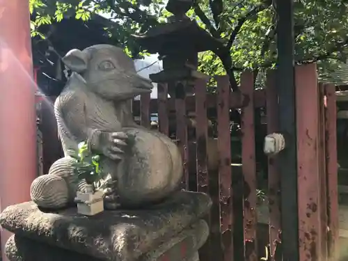 柳森神社の狛犬